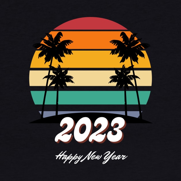 Beach Camp Lover New Year 2023 t-shirt by Tshirt design fun